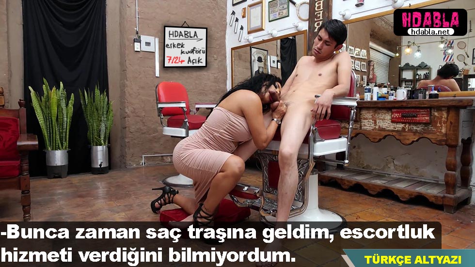 Arkadaşından berberin escortluk hizmeti verdiğini öğrenince traşa geldi