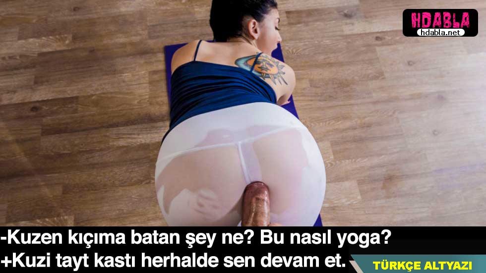 Kuzenime yoga yaptırırken niyeti bozdum arkadan yasladım