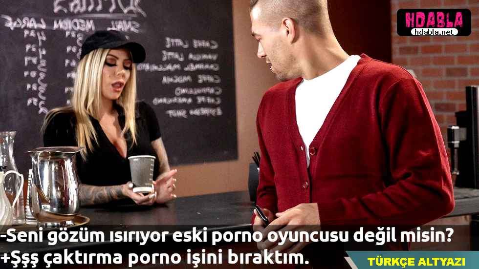 Porno sektörünü bırakan oyuncu baristalık yaparken yakalandı