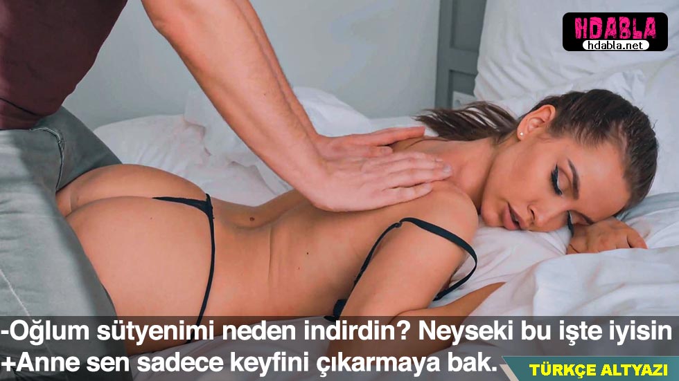 Anneme masaj yaparken onu azdırmayı başardım Sokunca kızmadı